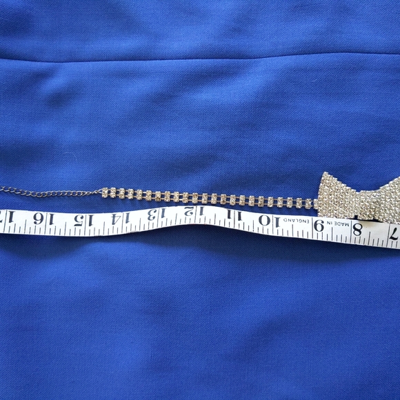 Rhinestone bowtie necklace unique - Picture 5 of 5